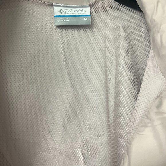 NWT! Columbia Women's Timber Pointe II Waterproof Hooded Rain Jacket Pink/Large - Picture 5 of 8